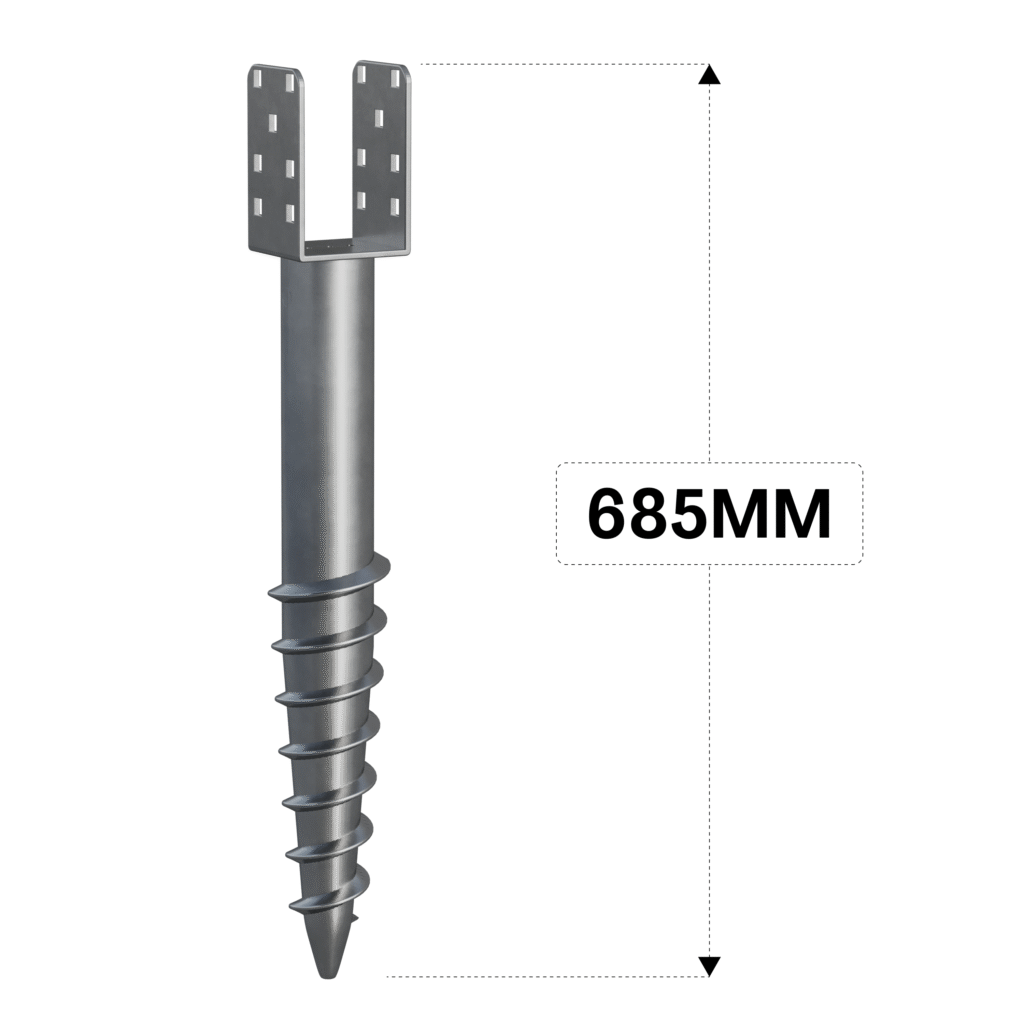 Sraigtinis polius, U tipas, 68/685mm - sraigtiniaipoliai24.lt